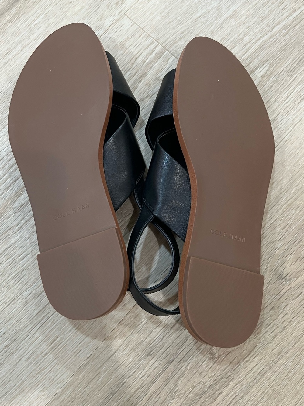 Women's Fernanda Grand Black Back Strap Flat Sandals - Picture 4 of 5